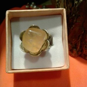 *Final price* vintage fashion flower adj. ring